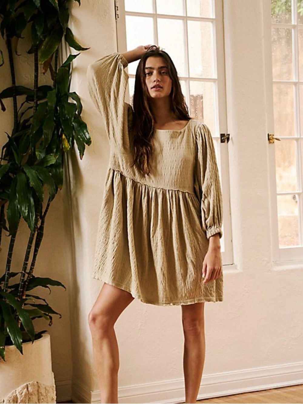 FP BEACH “Get Obsessed” Babydoll Dress - Size Small